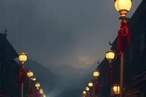 横版剧照：《春分以后》主角在菜市场与摊主交谈